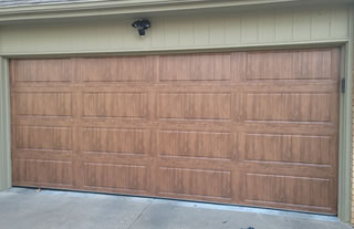 New Garage door installed